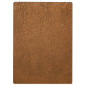 Porte-bloc Revêtement Brown en cuir de vache (Dos)