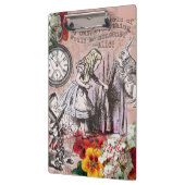 Porte-bloc rideau d'alice nonsense pays des merveilles (Gauche)