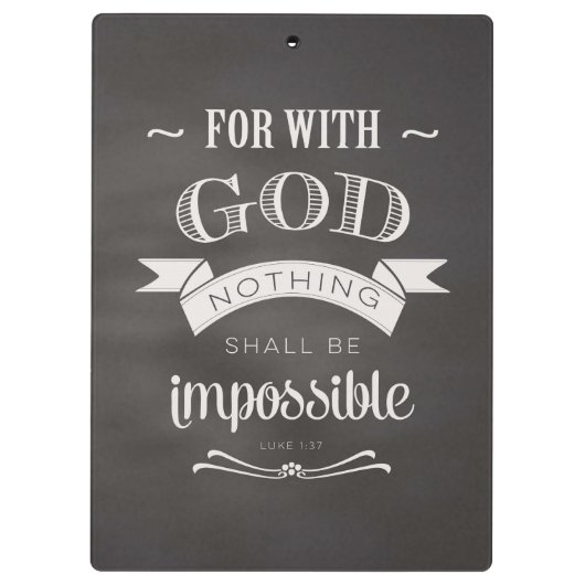 Porte-bloc Rien n'est impossible (Dos)