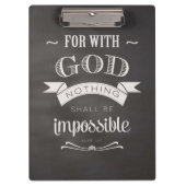 Porte-bloc Rien n'est impossible (Devant)