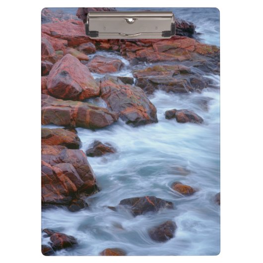 Porte-bloc Rivage rocheux avec de l'eau, Canada (Devant)