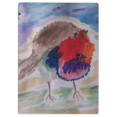 Porte-bloc Robin de Noël (Dos)