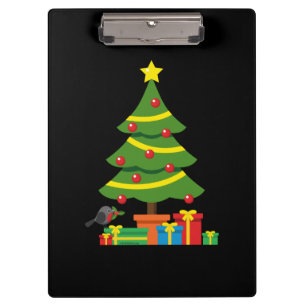 Porte-bloc Robin Et Coloré Présents Sous Arbre De Noël