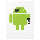 Porte-bloc Robot Android puissant pirate (Dos)