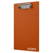 Porte-bloc Rooibos rouge brun nom (Gauche)