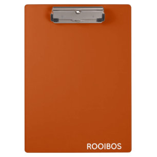 Porte-bloc Rooibos rouge brun nom