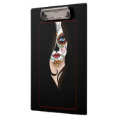 Porte-bloc Rosa Sugar Skull Portrait (Gauche)