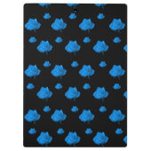 Porte-bloc Rose bleu (Dos)