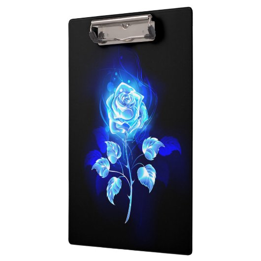 Porte-bloc Rose bleu brûlant (Gauche)