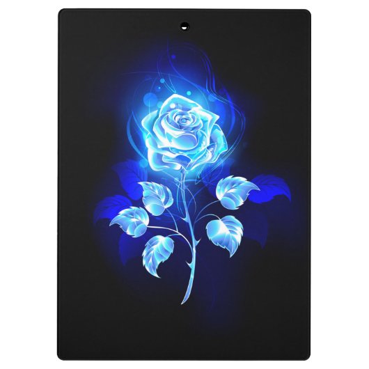 Porte-bloc Rose bleu brûlant (Dos)