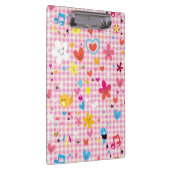 Porte-bloc rose de motif de bande dessinée d'amusement (Swatch)