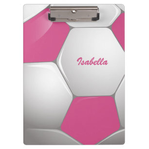 Porte-bloc Rose et blanc personnalisables de ballon de