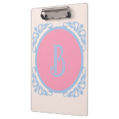 Porte-bloc Rose et bleu personnalisés (Gauche)