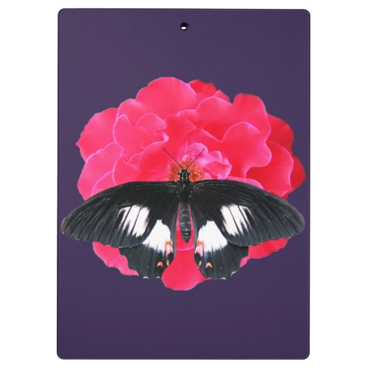Porte-bloc Rose et Swallowtail (Dos)