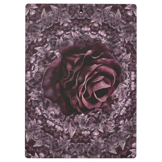 Porte-bloc Rose Mandala (Dos)