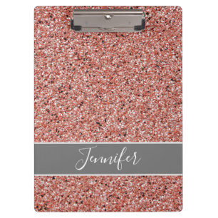 Porte-bloc Rose moderne Gold Parties scintillant Sparkle Per