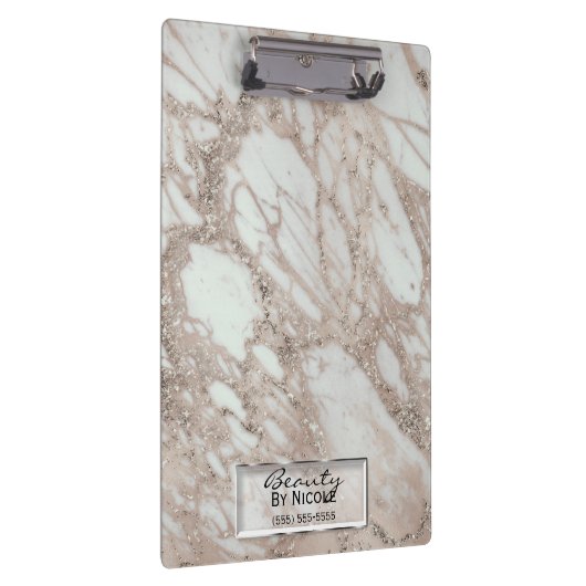 Porte-bloc Rose Parties scintillant or Glam Marbre moderne Pe (Swatch)