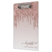 Porte-bloc Rose Parties scintillant or gouttes Étincelle Coeu (Gauche)