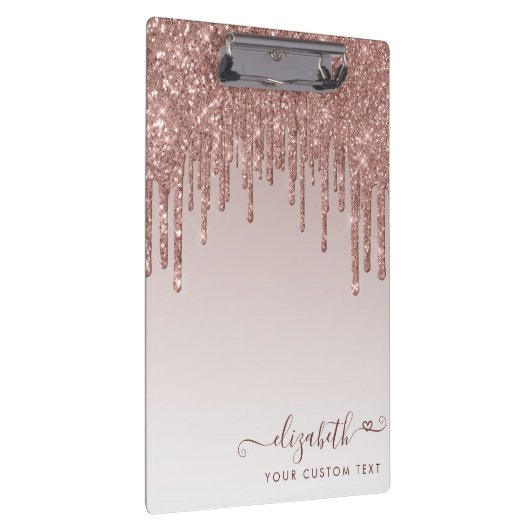 Porte-bloc Rose Parties scintillant or gouttes Étincelle Coeu (Swatch)