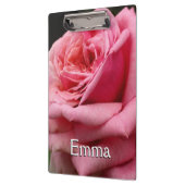 Porte-bloc Rose rose I Jolie photo florale (Gauche)