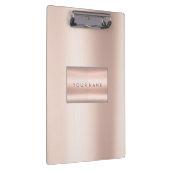 Porte-bloc Rose rose minimal Or Métallo Pearly Blush (Swatch)