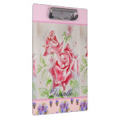 Porte-bloc Rose rouge Aquarelle Rose Rose Floral Girls (Swatch)