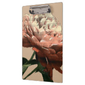 Porte-bloc Rose rouge rubis aux accents blancs (Gauche)