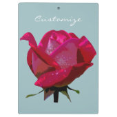 Porte-bloc rose rouge Thunder_Cove (Dos)