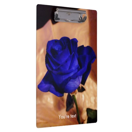Porte-bloc Rose unique et élégant fait sur commande de bleu (Swatch)