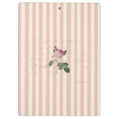 Porte-bloc Rose vintage parisien (Dos)