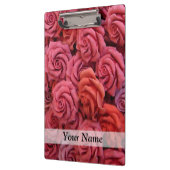 Porte-bloc Roses à fleurs roses (Gauche)