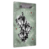 Porte-bloc Roses abstraits, papillons et libellules (Swatch)