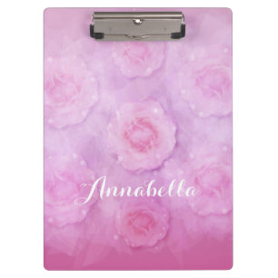 Porte-bloc Roses aquarelle