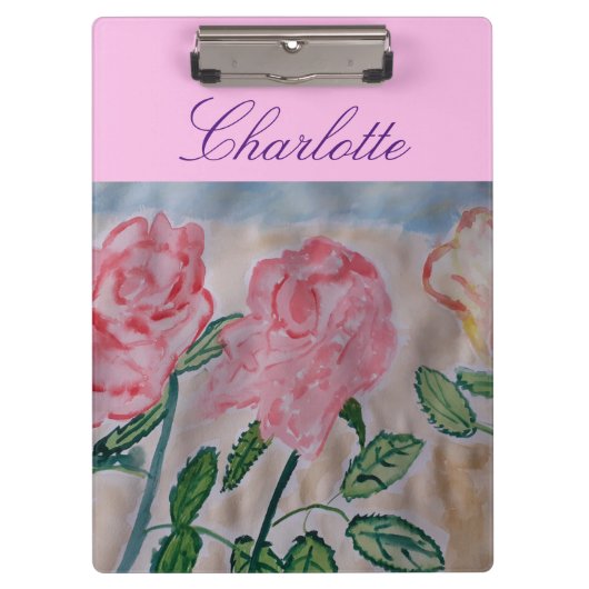 Porte-bloc Roses d'été Abstraits (Devant)