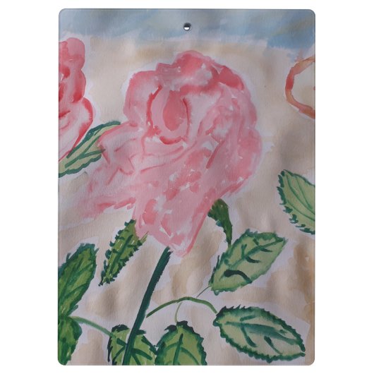 Porte-bloc Roses d'été Abstraits (Dos)