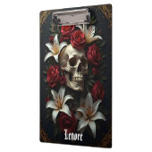 Porte-bloc Roses du crâne et lys (Gauche)