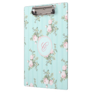Porte-bloc Roses floraux chics minables personnalisés de