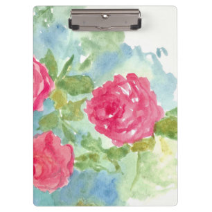 Porte-bloc Roses Roses Roses Aquarelles Peinture