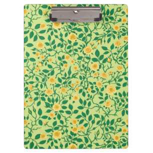 Porte-bloc Roses sauvages en jaune et vert