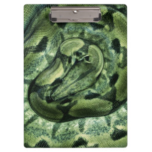 Porte-bloc Rosie Le Serpent Boa Imperator Sombre Vert
