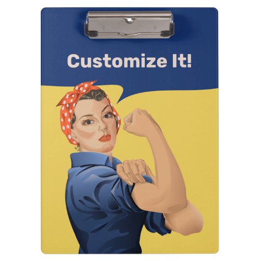 Porte-bloc Rosie the Riveter (Devant)