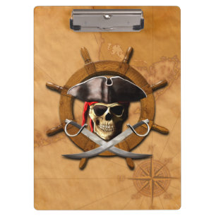 Porte-bloc Roue de pirate de jolly roger