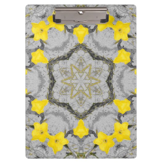 Porte-bloc Roue d'harmonie de jonquilles (Devant)