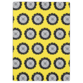 Porte-bloc Roues de construction arrière - plan jaune (Dos)