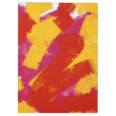 Porte-bloc Rouge, jaune et rose (Dos)