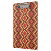 Porte-bloc Rouge Noir Jaune Amérindien Motif de couverture (Gauche)