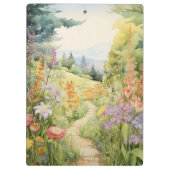 Porte-bloc Route calme à travers la forêt (Dos)