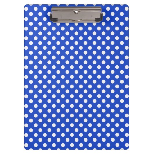 Porte-bloc Royal Blue Combination Pois par STaylor (Devant)