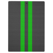 Porte-bloc Ruban de course électrique vert carbone (Dos)
