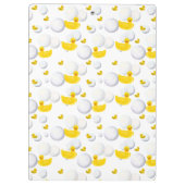 Porte-bloc Rubber ducks and bubbles pattern (Dos)